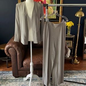 Luxury rare Parisian silk set